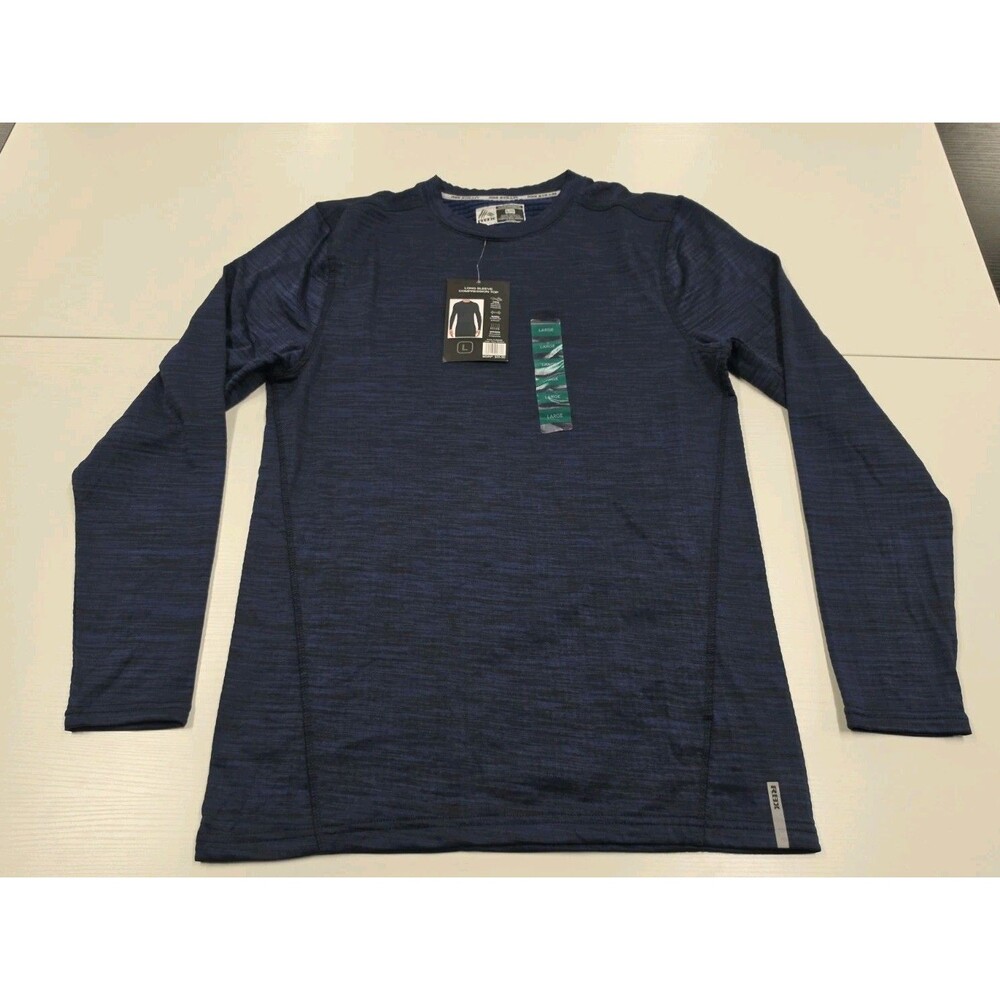 RBX Active X-Train Men's Athletic Performance Comores Long Sleeve Crew Large L